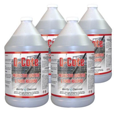 Q-Cote - Paraffin-based - Concrete Form Release Agent - 4 gallon case