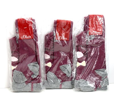 s.Oliver Kinder Strumpfhosen 3er Set Größe 4-6m und 6-12m