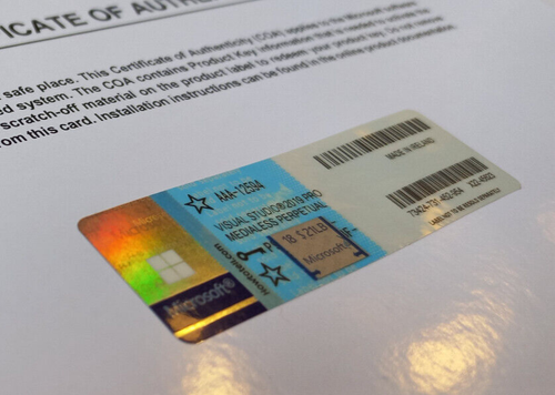 Microsoft Visual Studio 2019 Professional CoA AUTHENTIC License AAA-12594 - Picture 3 of 12