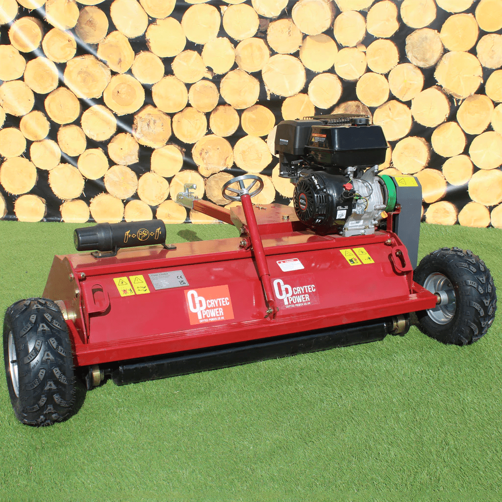 Crytec Power 15HP ATV mower Flail Mower 1.2m cutting width 4ft Quad