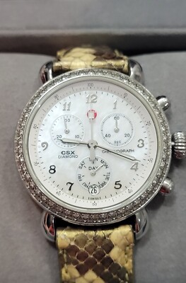 MICHELE CSX 36mm Chronograph Diamond Bezel Ladies Quartz  display picture 2