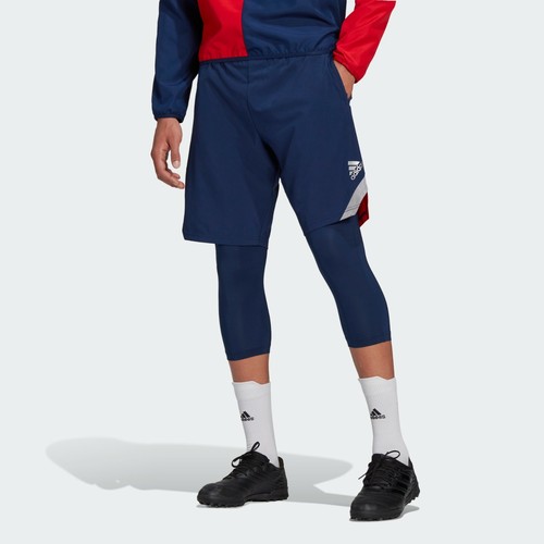$55 Adidas Tango Built-in Tights Shorts 
