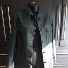Bianca Smart Denim Blazer Jacket Size Uk 12 Vgc