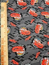 Disney Cars cotton fabric 45" wide by the yard
