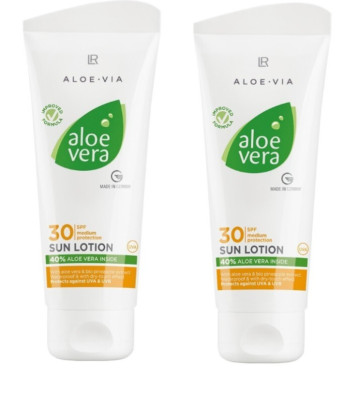 2x LR Aloe Vera 30 Sonnenlotion LSF 30 23112-101 Sun Sonnenschutz lr Sonnencreme