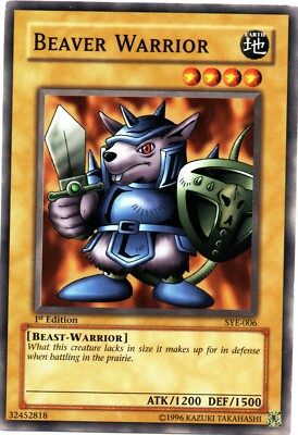 SYE-006 Beaver Warrior 1 Edit. aus Yugi Evolution