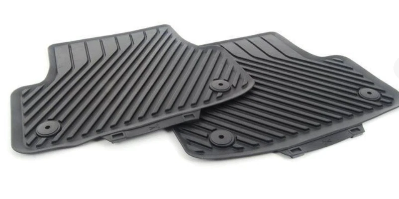 Alfombrillas AUDI A3 2005-2021 genuinas OEM para todo tipo de clima (traseras) - negras Foto 4 de 4
