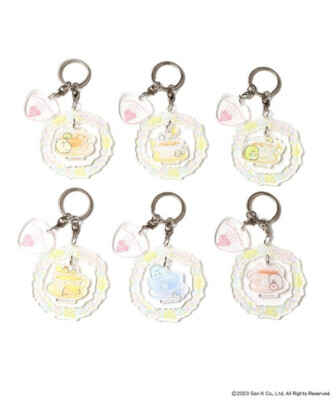 atmos pink × Sumikkogurashi Acrylic Key Chain set of 6 San-X JP Limited Original