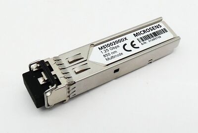 Microsens MS100200DX 1.25Gbps 850nm Multimode SFP Transceiver Module -Unused-