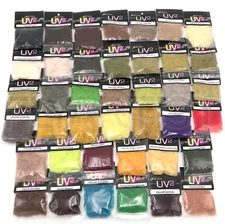 UV2 FINE & DRY DUBBING - Fly Tying UV Dub Material Spirit River - 40 Colors NEW!