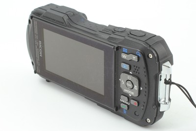 Near MINT] RICOH WG-30 Waterproof Digital Camera 16.0MP Ebony