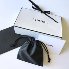 CHANEL Gift Bag Empty Gift Box 8.75 x 5.5 x 3 Drawstring Pouch 6 Pc Set