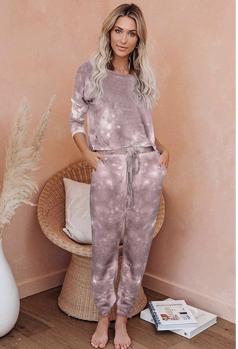 Tie dye online sweatsuit set womens