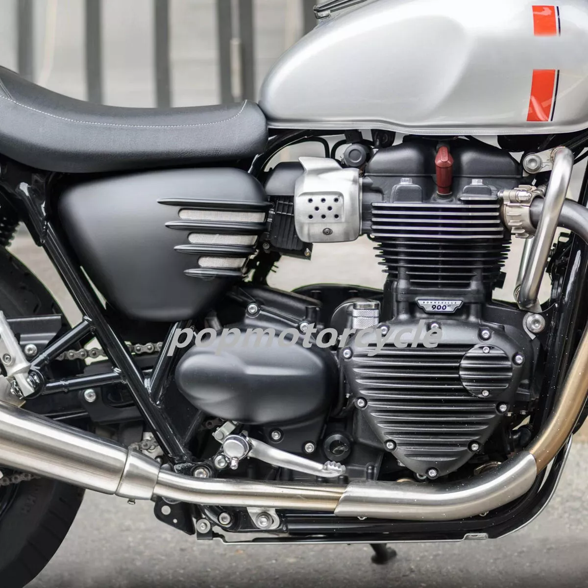 ABS Battery Side Fairing Cover For Street Cup Street Twin