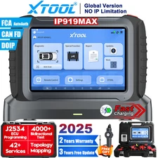 XTOOL IP919MAX J2534 ECU Programming Diagnostic Tool Key Programming 42+ Service