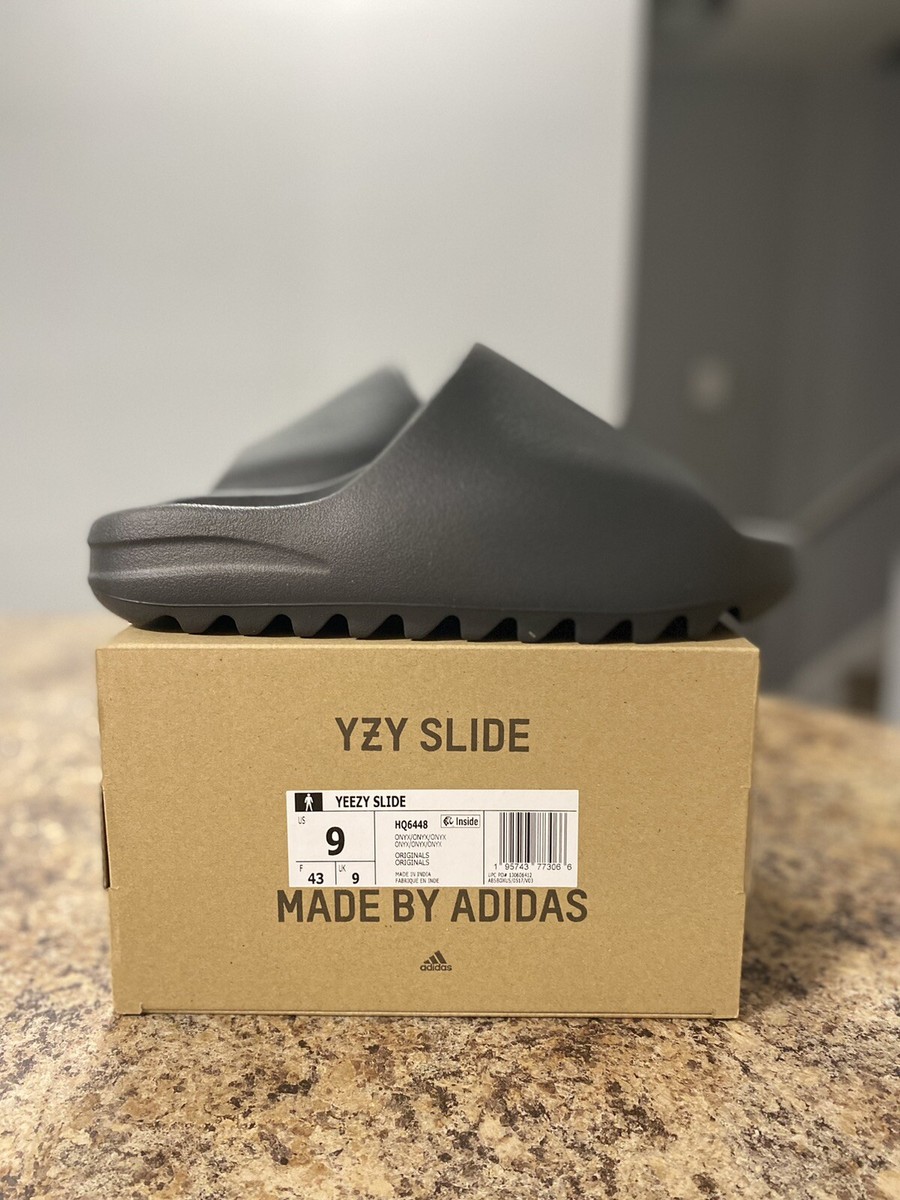 Adidas Yeezy Slide Onyx 2023 (HQ6448) Size 9 M - New Adidas Yeezy Slide Onyx 2023 (HQ6448) Size 9 M - New