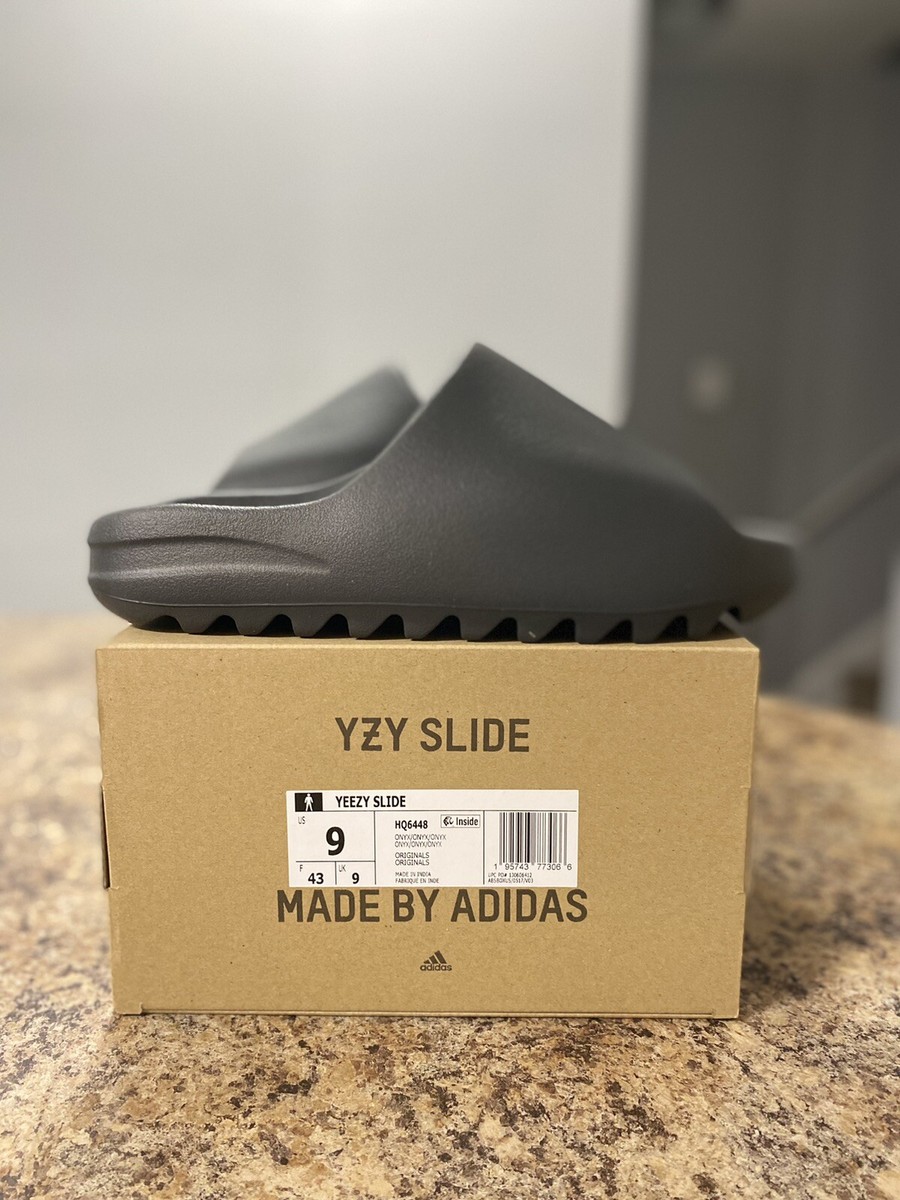 Adidas Yeezy Slide Onyx 2023 (HQ6448) Size 9 M - New Authentic