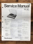 Technics SL-M1 Record Player / Turntable  Service Manual *Original*