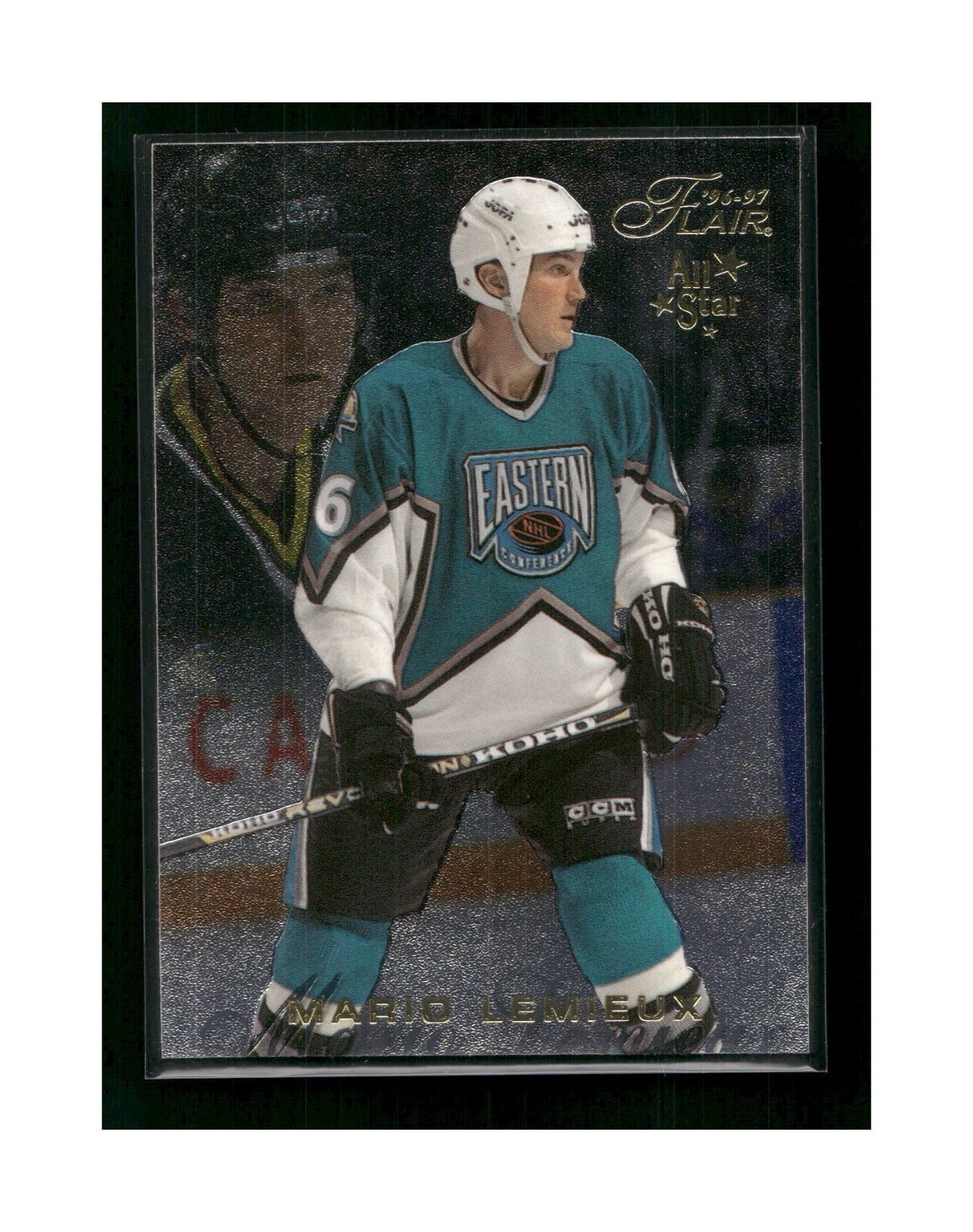 1996-97 Flair Mario Lemieux #78 HOF