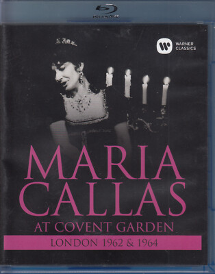 BLUERAY MARIA CALLAS At Covent Garden London 1962 & 1964 Warner Classics