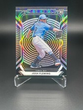 2021 Panini Chronicles Obsidian Baseball Josh Fleming Rookie Card Refractor!