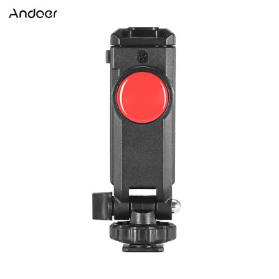 Andoer-06S Mount Holder Tripod +Cold Shoe For Mic Light Clip O8Z