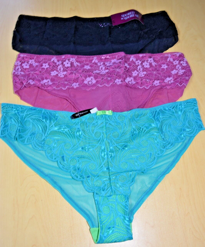 3 NWT Adorned & Adore Me Lace Mesh Panties Lot 3X XXXL - Picture 4 of 14
