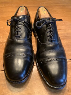 Allen Edmonds Black Byron Cap Toe Oxfords USA 11.5 B | eBay display picture 1
