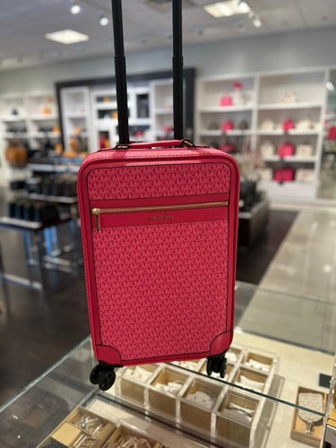 Michael Kors Small Travel Trolley Carry-on Suitcase Luggage Bag Vacation Getaway - Picture 73 of 113