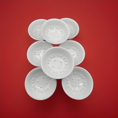4 OR 8 NEW, Mint WILLIAMS SONOMA  5  White Grapefruit Bowls