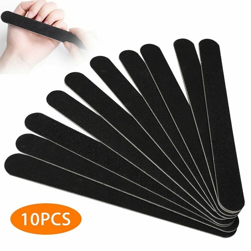 10-Pack Pro Double Sided Manicure Nail File Emery Boards #100 #180 - Picture 2 of 9