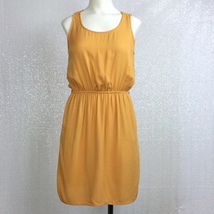 mustard yellow summer dress