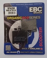 EBC Organic BremsbeläGe Satz FüR Derbi Boulevard 125 S (2007) Hinten