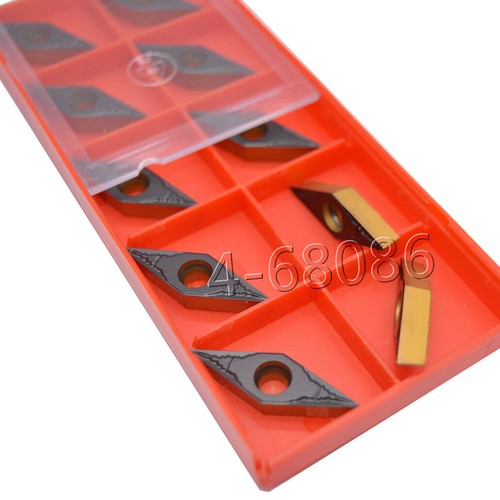 10Pcs VBMT160404 PM VBMT331 ZM4225 Lathe turning insertion for steel - Picture 2 of 6