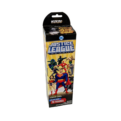DC HeroClix Justice League Unlimited WizKids Figuren Miniaturen 5 Booster