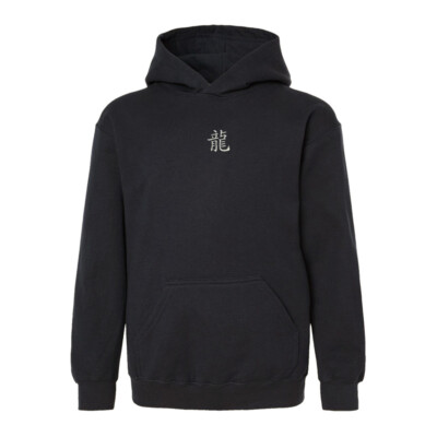 Chinese Zodiac character letter DRAGON embroidered pullover sweat