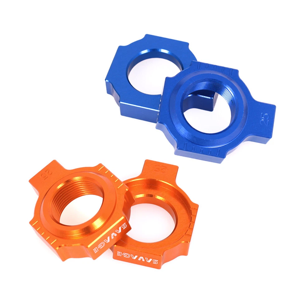 Ajustador de cadena de bloques de eje trasero para gas gas ex250f ex350f ex450f mc125 mc 250/f Foto 2 de 4