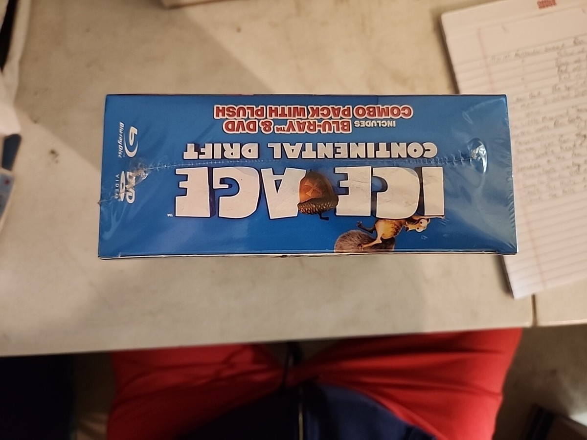 Limited Edition Gift Set Ice Age Continental Drift Blu-ray, Dvd