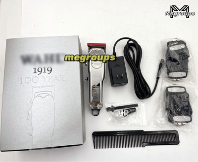 Wahl Cordless Clipper Metal Set 1919 Silver 100 Year Anniversary Limited Edition