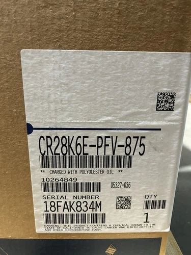 Copeland CR28K6E-PFV-875 Thermally Protected Compressor  POE 208-230V