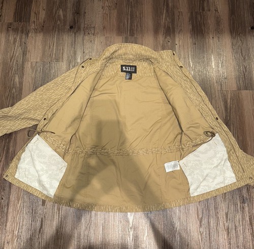 5.11 Tactical Men Watch Camo Jacket Coyote Tarn Size S Flex Tax Canvas SMALL - Picture 17 of 18