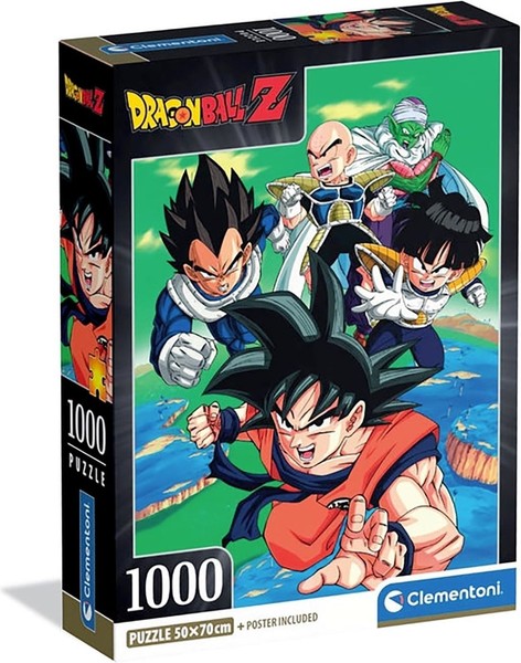 Gadget -D- Dragon Ball: Clementoni - Puzzle 1000 Pz 01 Clementoni-image
