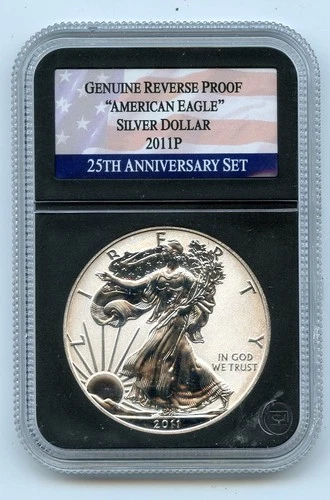 2011-P American Silver Eagle Reverse Proof 25th Anniversary Set - GC637