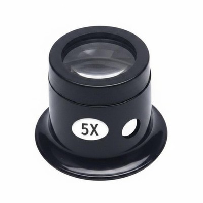 Watch Repair Loupe Cylindrical Frame Handheld Viewing Lens Small-Sized Size