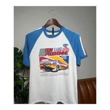 Vintage 80s Don Snake Prudhomme Pepsi Challenger NHRA Drag Racing Shirt M/L
