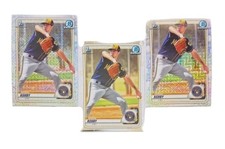 2020 Bowman Chrome (×3) Mojo/Base  Aaron Ashby RC'S (BREWERS) !!