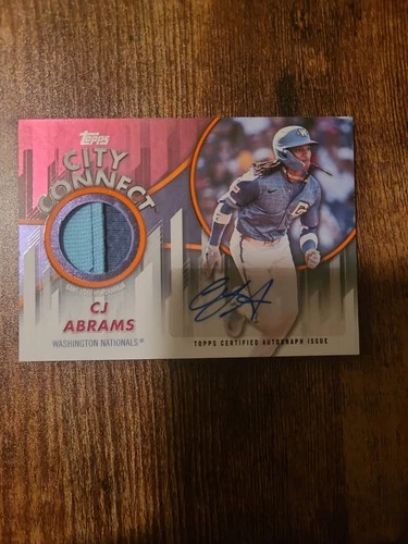 2026 Topps Series 1 CJ Abrams Orange (RAW)