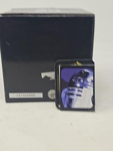 VINTAGE STAR WARS R2-D2 C3PO DROIDS FOSSIL WATCH LIMITED EDITION NUMBERED COA - Afbeelding 11 van 11