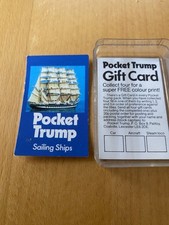 Pocket Trumps Sailing Ships card game by Palitoy