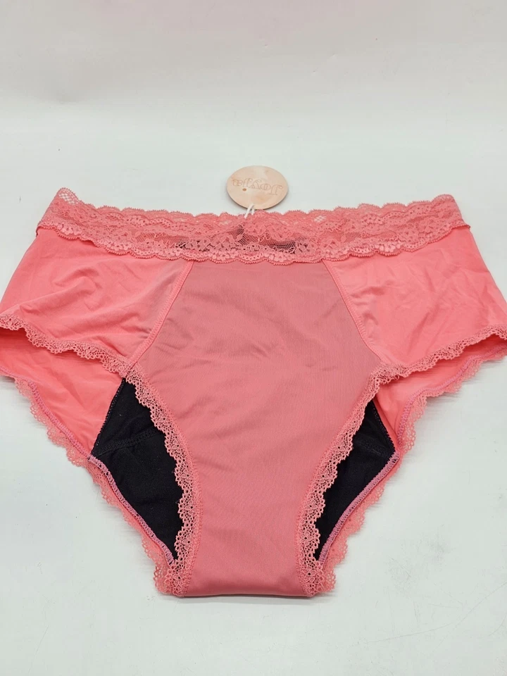 Bragas grandes de coral Joyja de tiro alto período de absorción moderada a prueba talla grande Foto 2 de 4